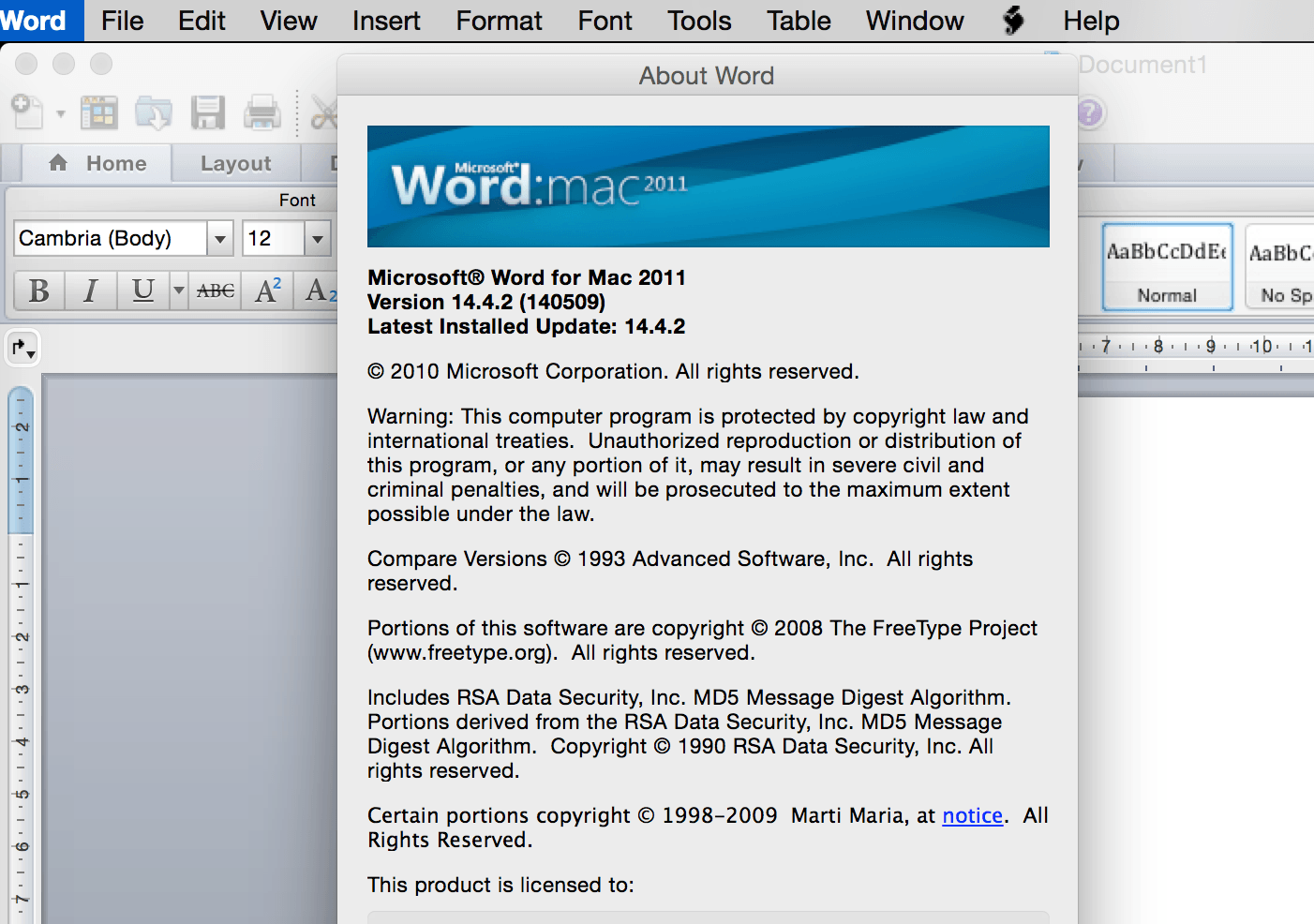 buy microsoft word 2011 for mac