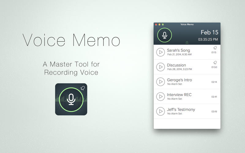 Voice Memo 2.2 | Mac OS