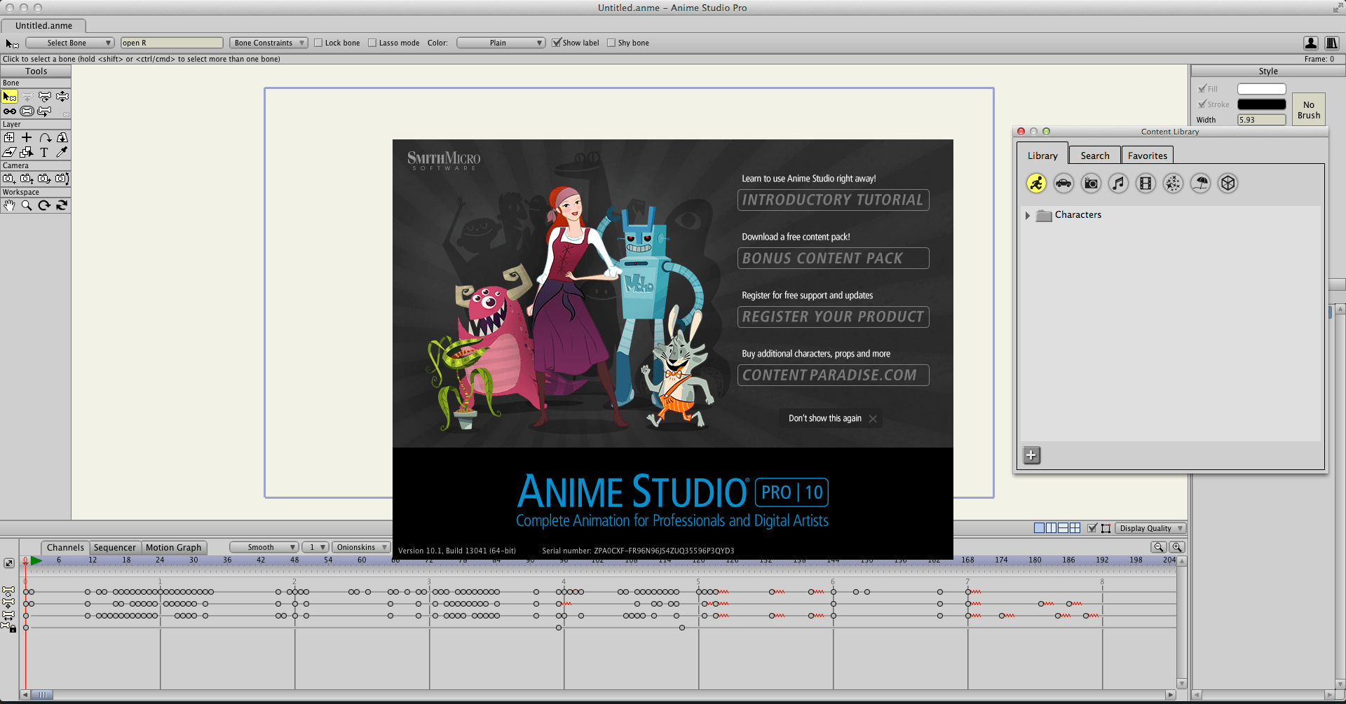 Anime Studio Pro  | Mac OS