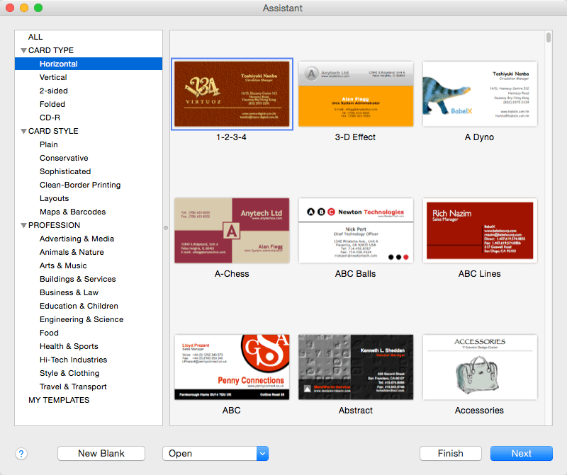 business card composer 5 mac free download