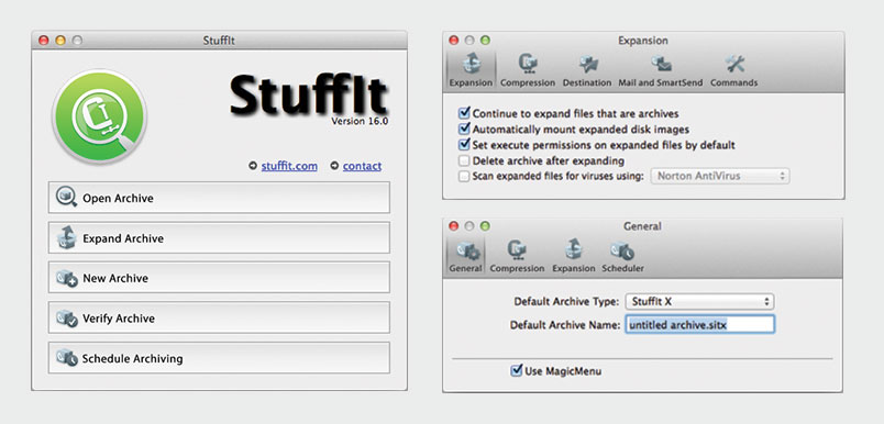 mac os x stuffit deluxe