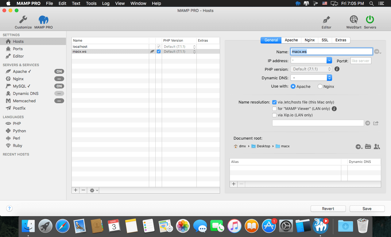 mamp for mac 10.7.5