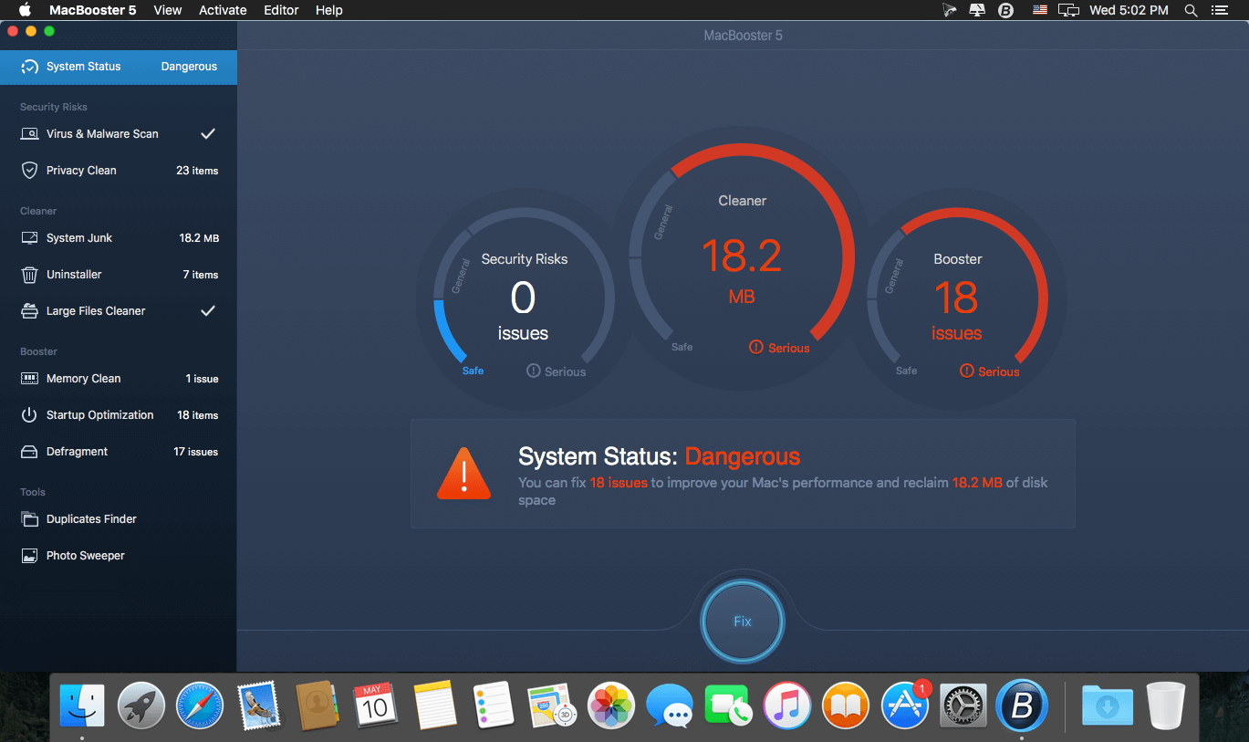 macbooster 3 and avast