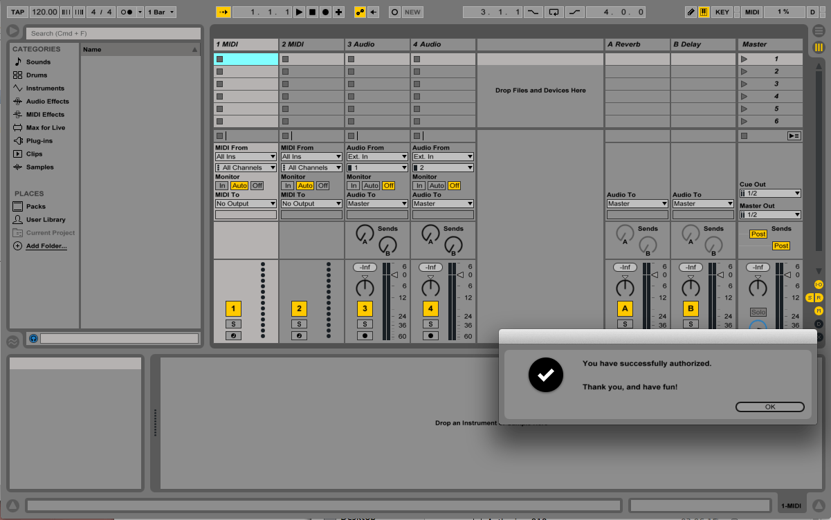 instal Ableton Live 12 Suite