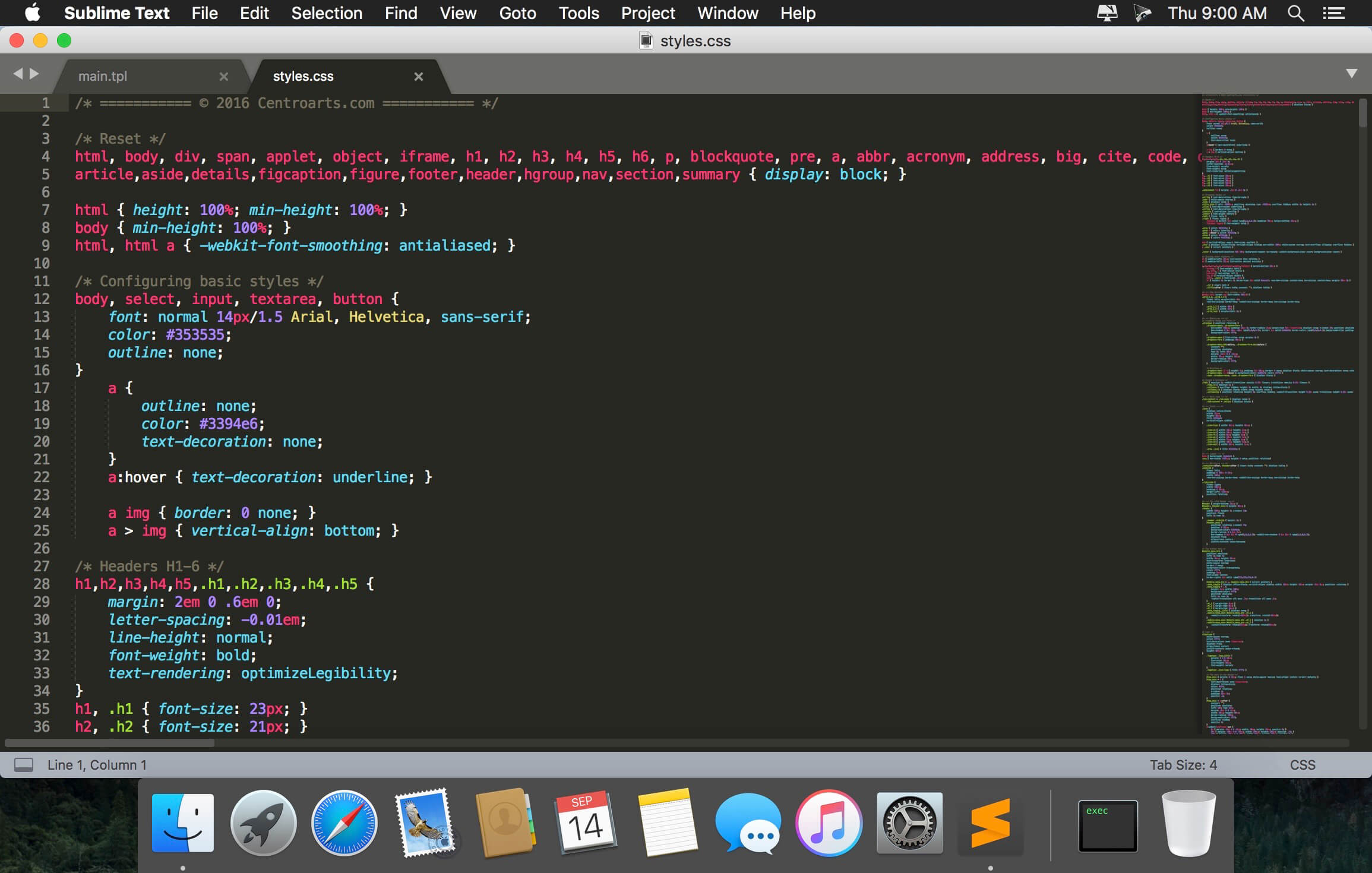 sublime text 2 for mac html configuring