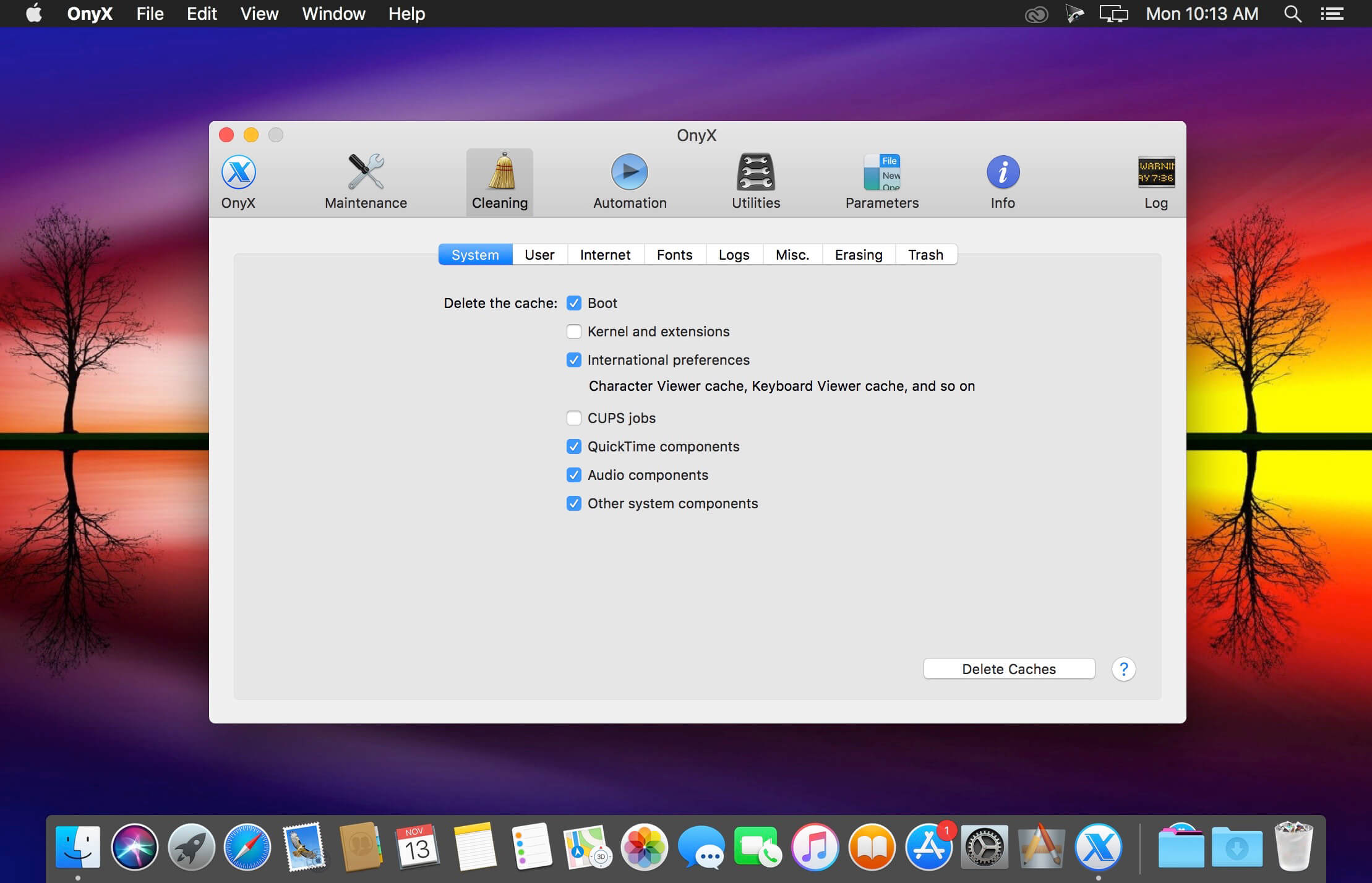 onyx for mac 10.9.5