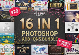 16 in 1 Photoshop Add-ons Bundle