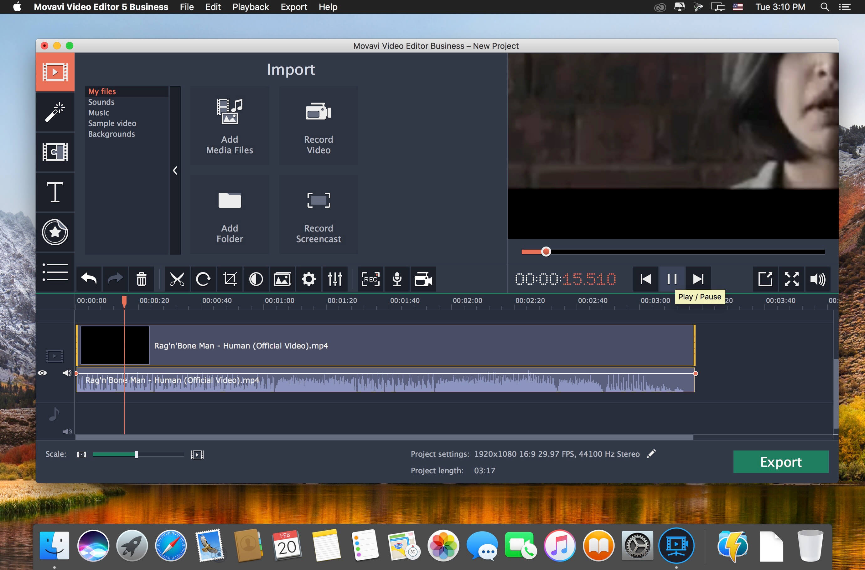 movavi video editor mac key