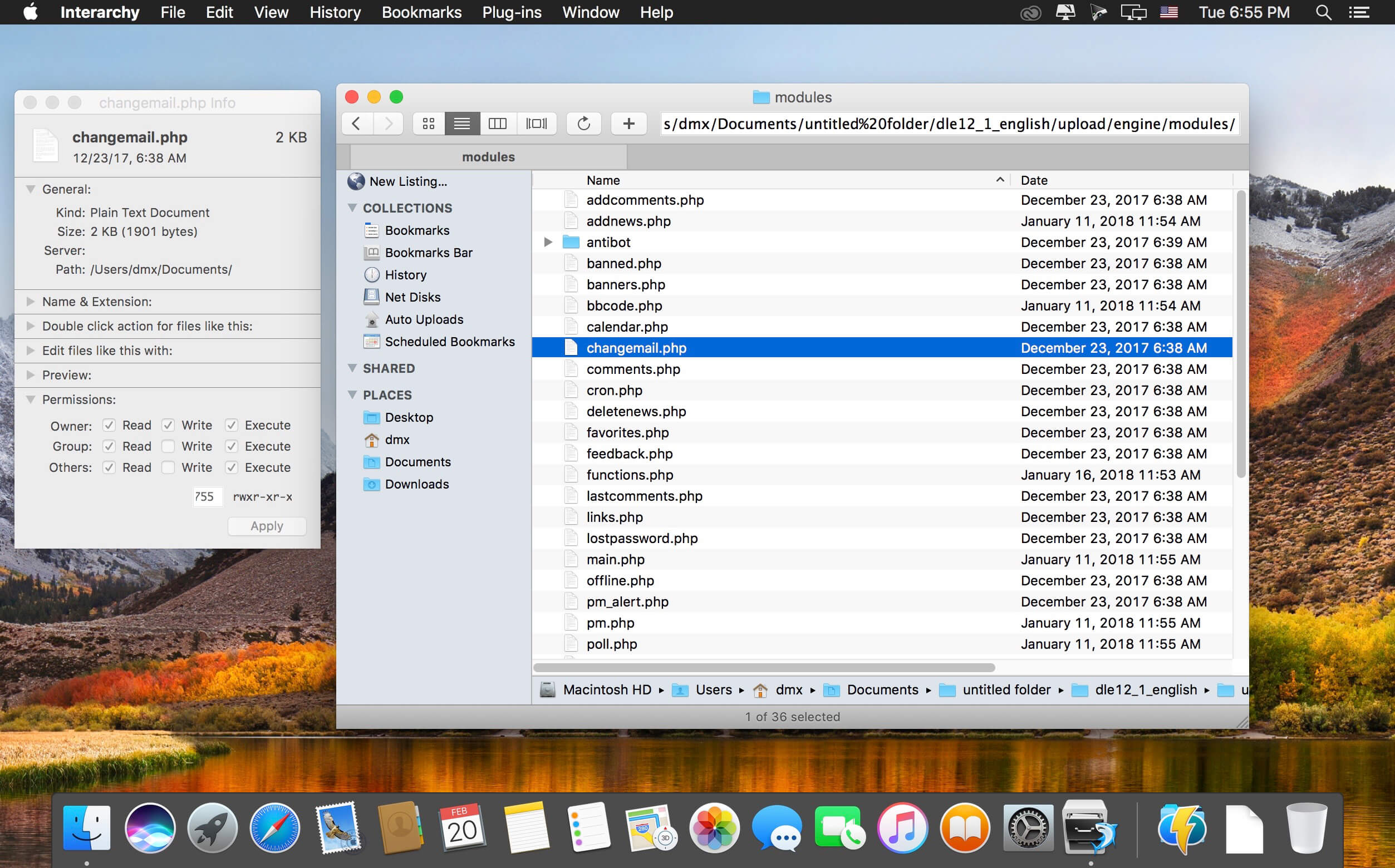does interarchy have a version compatible with mac os 10.14