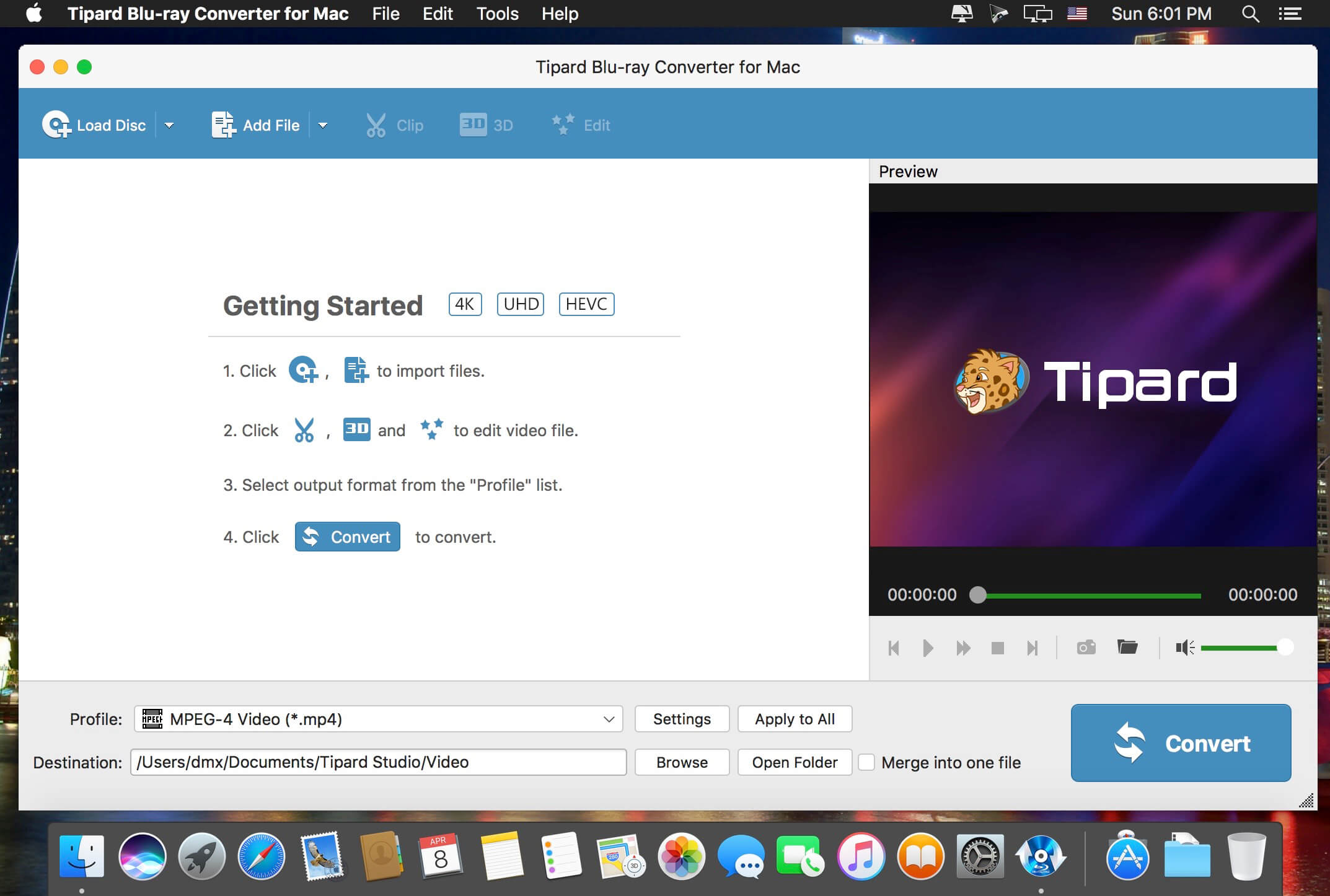 Tipard Blu-ray Player 6.3.38 for mac instal free